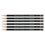 Crayon Graphite Haute Qualité MONO 100 5H x 6 TOMBOW