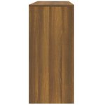 vidaXL Table console chêne marron 100x35x76 5 cm bois d'ingénierie