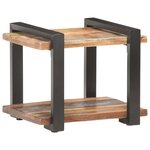 vidaXL Table de chevet 50x40x40 cm Bois de récupération massif