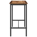 vidaXL table Bois ancien 100 x 50 x 90 5 cm Bois d'ingénierie et acier