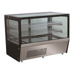 Vitrine réfrigérée positive vitrée - l 695 à 873 mm - combisteel - r600a - acier inoxydable695 mm 873x576x678mm