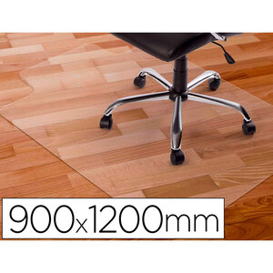 Q-connect tapis sol - Protection superficie PVC - 90x120cm - Transparent