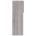 vidaXL Meubles TV avec lumières LED 2 Pièces sonoma gris 40 5x30x90 cm