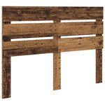 vidaXL Tête de lit Bois ancien 140 cm Bois d'ingénierie