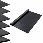 vidaXL Tapis de sol Noir 1 2 x 2 m Caoutchouc
