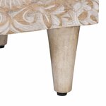 vidaXL Armoire de lit Blanc 50 x 33 x 60 cm Bois de mangue massif