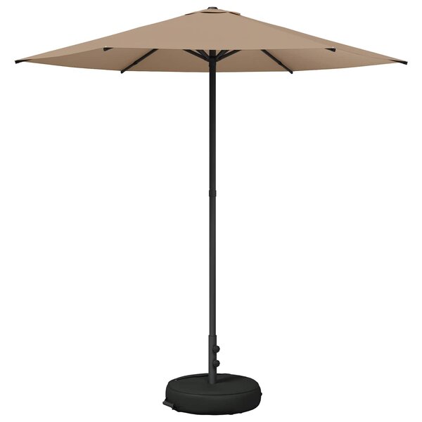 vidaXL Parasol de jardin 230 x 230 cm Polyester Rectangulaire Taupe
