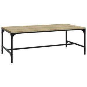 vidaXL Table basse Chêne sonoma 100x50x35 cm Bois d'ingénierie