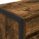 vidaXL Bibliothèque Chêne Fumé 80 x 30 x 155 cm Bois d'ingénierie