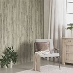 vidaXL Panneaux muraux Aspect bois Gris PVC 2 06 m²
