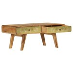 vidaXL Table basse Bois de manguier massif 90x50x40 cm