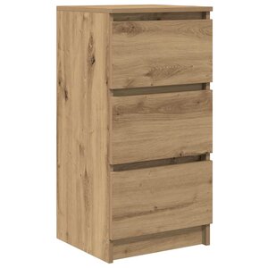vidaXL Buffet chêne artisanal 37 5x35x76 cm bois d'ingénierie