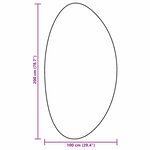 vidaXL Tapis HUARTE Vert forêt 100 x 200 cm Polyester