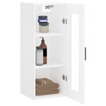 vidaXL Armoire murale blanc 34 5x34x90 cm