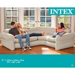 Intex Canapé d'angle gonflable 257x203x76 cm 68575NP