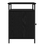 vidaXL Cabinet de chevet 2 Pièces Chêne noir 40 x 42 x 60cm
