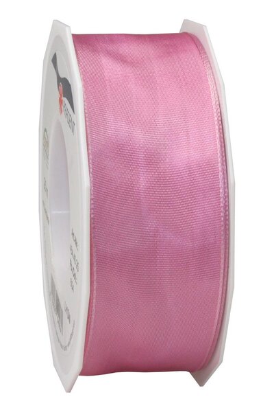 Ruban de soie acetat laitonné lyon 25-m-rouleau 40 mm prune