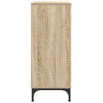 vidaXL Buffet Chêne sonoma 69 5 x 33 x 82 cm Bois d'ingénierie
