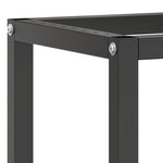 vidaXL Cadre de banc de travail Noir et rouge mat 140x50x79 cm Métal