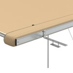 vidaXL Auvent de camping-car et caravane 3x2 5x2 15 m Beige
