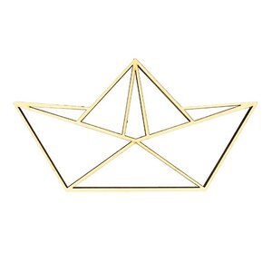 Silhouette en bois MDF - Bateau en origami