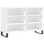 vidaXL Buffet blanc 103 5x35x70 cm bois d'ingénierie