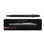Stylo à bille 849 black code pointe moyenne noir caran d'ache