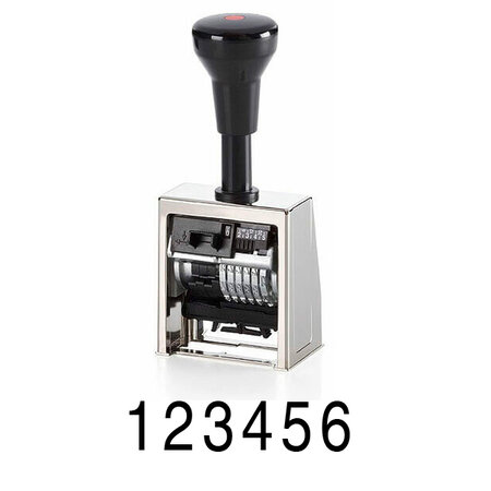 Folioteur B6 automatique 6 chiffres Reiner 4 5 mm Bloc