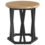 vidaXL Table d'appoint empilable 3 Pièces Chêne artisanal
