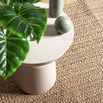vidaXL Tapis ZIZUR beige 140x200 cm aspect de jute intérieur extérieur