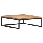 vidaXL Tables basses gigognes 2 Pièces Bois d'acacia massif