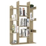 vidaXL Bibliothèque Chêne Sonoma 86x25 5x140 cm Bois d’ingénierie