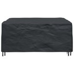 vidaXL Housse pour meubles Uni Noir 200 x 150 x 85 cm 600D