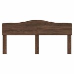 vidaXL Tête de lit Chêne brun 200 cm Bois d'ingénierie