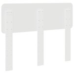 vidaXL Tête de lit Blanc Brillant 120 cm Bois d'ingénierie