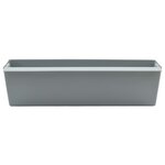 vidaXL Caisses à fleurs pour palettes Euro 12 Pièces Gris clair