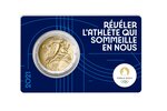 Monnaie 2€ commémorative Jeux Olympiques de Paris 2024 - JO - Qualité BU Millésime 2021 - 1/5