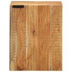vidaXL Cabinet suspendu de salle de bain Marron Bois d'acacia massif