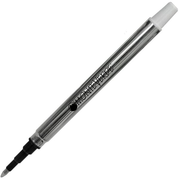 Blister 2 recharges roller noir pointe fine compatible avec Sheaffer MONTEVERDE
