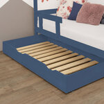 Tiroir de lit 90 x 180 avec sommier BUDDY - bleu marine