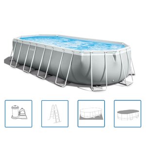 Intex Ensemble de piscine ovale 610x305x122 cm 26798GN