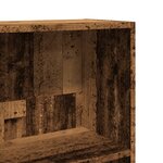 vidaXL Bibliothèque vieux bois 40x24x176 cm bois d'ingénierie