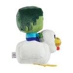 Mattel JMY77 - Minecraft Peluche Jockey Poulet Zombie