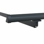 vidaXL Auvent Anthracite 4 × 3 m Métal