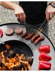 Plaque de cuisson pour braséro en acier