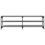 vidaXL Meuble TV sonoma gris 160x30x50 cm bois d'ingénierie