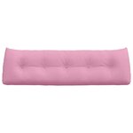 vidaXL Coussin de Dos Rose 160 x 24 x 50 cm tissu