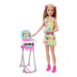 Barbie Coffret Baby-Sitter Repas de Bébé
