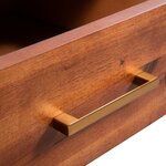 vidaXL Table basse Bois d'acacia massif 90x50x40 cm