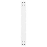 vidaXL Pieds de table basse Blanc 2 pièces 70 x (30-31) cm Acier